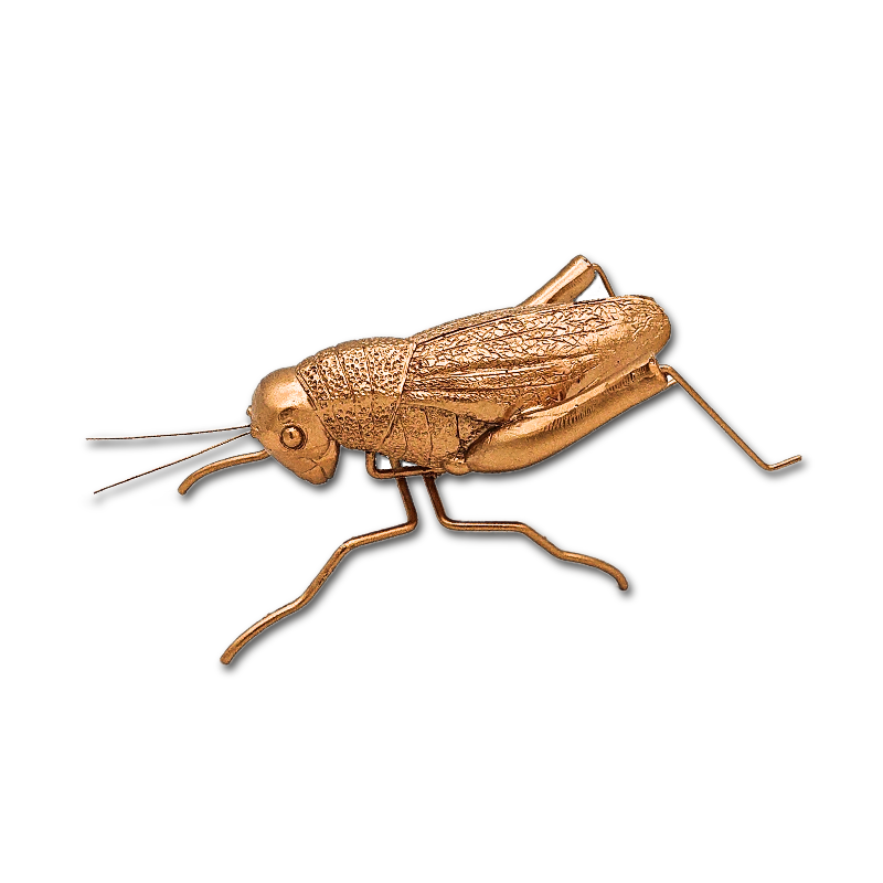 gold resin beetle sculpture insect statue for home and desktop decoration